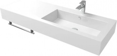 Раковина Dolomite Стилло 127 R (c полотенцедержателем)