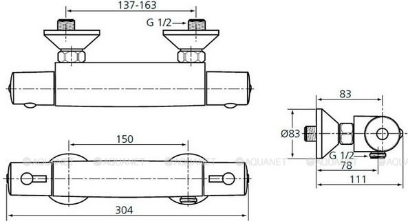Смеситель для душа Ideal Standard Ceraterm B0055AA