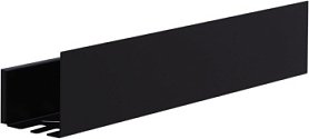 Полка Aquanet Магнум Н 60x12 черная матовая