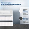 Тумба с раковиной Aquanet Джейн 2.0 70 (Flat) белый сатин