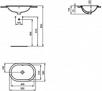 Раковина Ideal Standard Connect 55 E504701