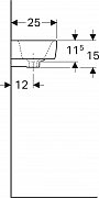 Раковина Geberit Renova Compact 50 276150000