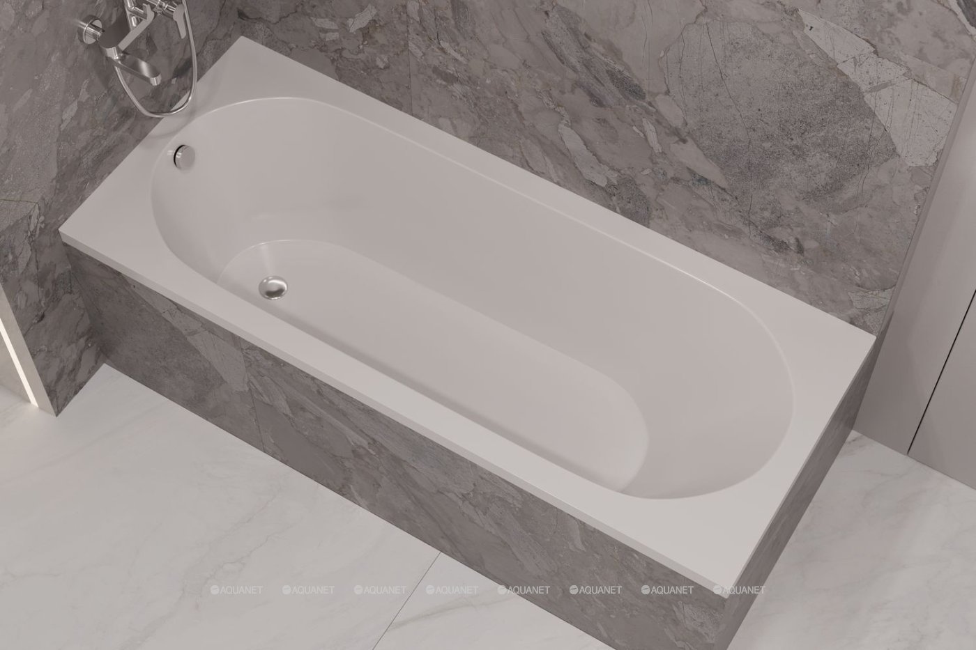 Акриловая ванна Aquanet Lotos 170x75 (с каркасом)